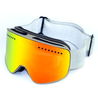 Очки для сноуборда/снег/лыжи с УФ-защитой OEM-рамка из ТПУ с двойными линзами для ПК