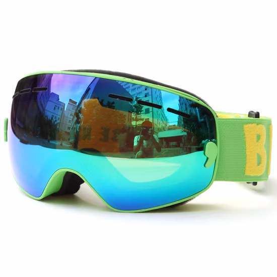 Лыжные очки с двухслойными линзами из ПК Benice Snow Goggle Snow 4600 для детей, лыжные очки по индивидуальному заказу с зеркальным покрытием